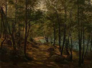 La forêt des loups Mandal - Amaldus Nielsen — widok dzieła