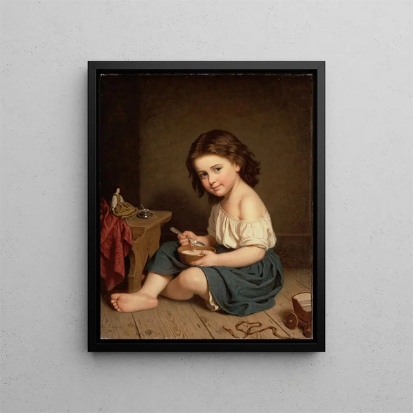 Śniadanie - Amalia Lindegren — oprawiony obraz na ścianie