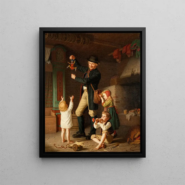 Jumping Jack - Amalia Lindegren — oprawiony obraz na ścianie