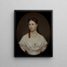 Lovisa Lovisa Josefina Eugenia 1851-1926 Królowa Danii, księżniczka Szwecji i Norwegii - Amalia Lindegren — oprawiony obraz na ścianie