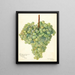 Vitis Clarette à Gros Grains - Amanda Almira Newton — oprawiony obraz na ścianie