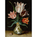 Martwa natura czterech tulipanów w wazonie z porcelany WanLi - Ambrosius Bosschaert starszy — widok dzieła
