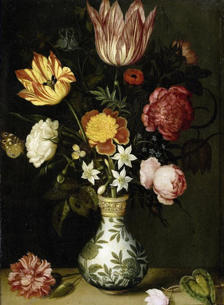 Ambrosius Bosschaert the Elder - Still Life with Flowers in a Wanli Vase.webp