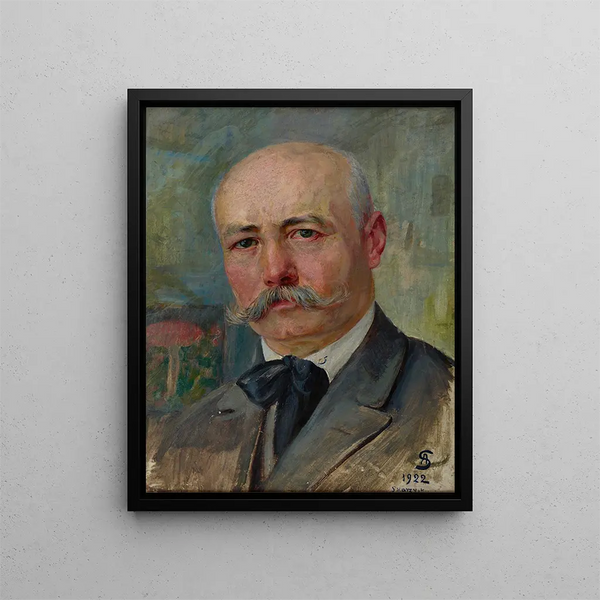 Autoportret - Ambroży Sabatowski — oprawiony obraz na ścianie