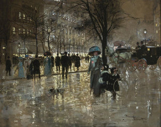 Boulevard de la Bonne Nouvelle w Paryżu - Amédée Julien Marcel Clément — widok dzieła