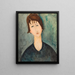 Kobieta - Amedeo Modigliani — oprawiony obraz na ścianie