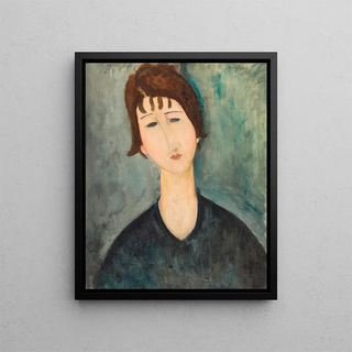 Kobieta - Amedeo Modigliani — oprawiony obraz na ścianie