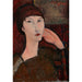 Reprodukcja obrazu Adrienne, kobieta z grzywką - Amedeo Modigliani