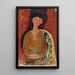 Reprodukcja obrazu Beatrice Hastings siedząca - Amedeo Modigliani