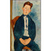 Chłopiec w pasiastym swetrze - Amedeo Modigliani — widok dzieła