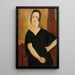 Reprodukcja obrazu Madame Amédée Femme avec cigarette - Amedeo Modigliani