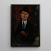 Paul Guillaume Novo Pilota - Amedeo Modigliani — oprawiony obraz na ścianie