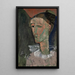Reprodukcja obrazu Autoportret w Pierocie - Amedeo Modigliani