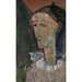 Reprodukcja obrazu Autoportret w Pierocie - Amedeo Modigliani