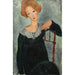 Reprodukcja obrazu Kobieta z rudymi włosami - Amedeo Modigliani
