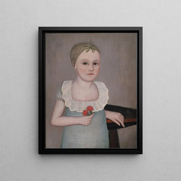 Henriette Dorr - Ammi Phillips — oprawiony obraz na ścianie