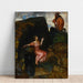 Reprodukcja obrazu An der Quelle (Lauschende Nymphe) - Franz von Stuck