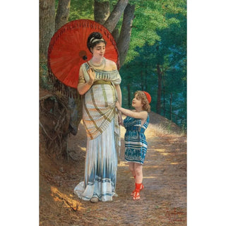 Le Parasol Rouge - Anatolio Scifoni — widok dzieła