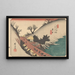 Annaka - Andō Hiroshige — oprawiony obraz na ścianie