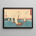 Arai - Andō Hiroshige — oprawiony obraz na ścianie