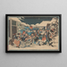 Capture de Moronao dans la neige - Andō Hiroshige — oprawiony obraz na ścianie