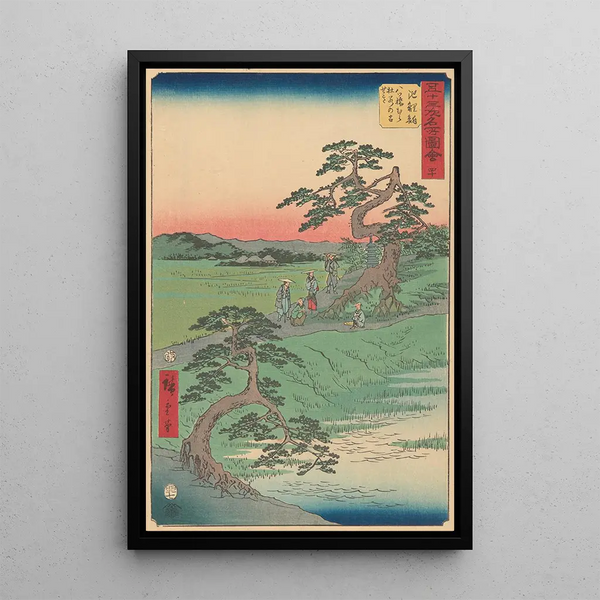 Reprodukcja obrazu Chiriu - Andō Hiroshige