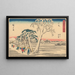 Ejiri - Andō Hiroshige — oprawiony obraz na ścianie