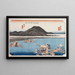 Fuchu - Andō Hiroshige — oprawiony obraz na ścianie