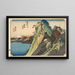 Hakone, jezioro Kosui - Andō Hiroshige — oprawiony obraz na ścianie
