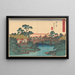 Hodogaya - Andō Hiroshige — oprawiony obraz na ścianie