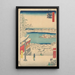 Wyspa w Śniegu - Andō Hiroshige — oprawiony obraz na ścianie
