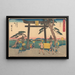 Kakegawa - Andō Hiroshige — oprawiony obraz na ścianie