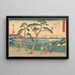 Kanagawa - Andō Hiroshige — oprawiony obraz na ścianie