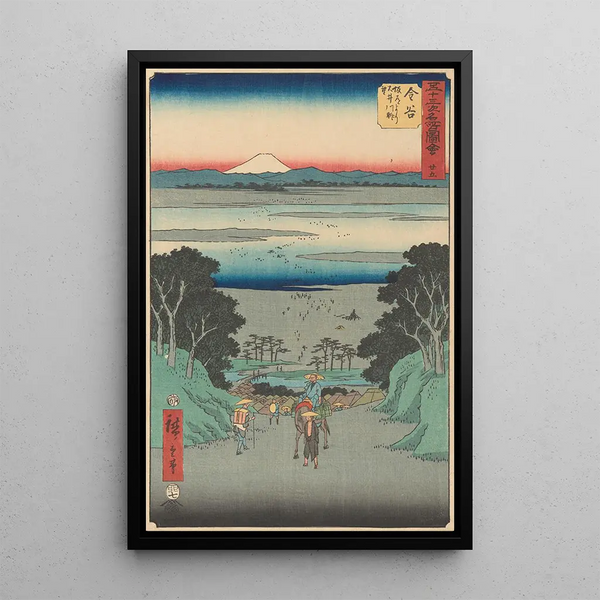 Reprodukcja obrazu Kanaya - Andō Hiroshige