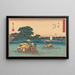 Kawasaki - Andō Hiroshige — oprawiony obraz na ścianie