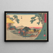 Mishima - Andō Hiroshige — oprawiony obraz na ścianie