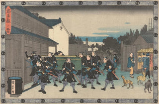 And Hiroshige - Night Visit to the Armorer.webp