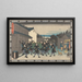 Nocna wizyta u zbrojmistrza - Andō Hiroshige — oprawiony obraz na ścianie