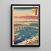 Nihonbashi Temps Clair après la Neige Nihonbashi Yukibare - Andō Hiroshige — oprawiony obraz na ścianie
