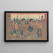 Nihonbashi - Andō Hiroshige — oprawiony obraz na ścianie