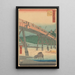 Okazaki - Andō Hiroshige — oprawiony obraz na ścianie