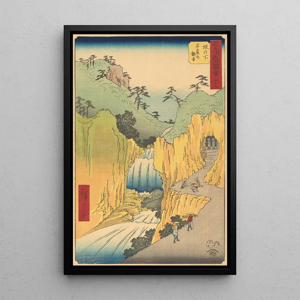Reprodukcja obrazu Sakanoshita - Andō Hiroshige