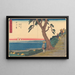 Shirasuka - Andō Hiroshige — oprawiony obraz na ścianie