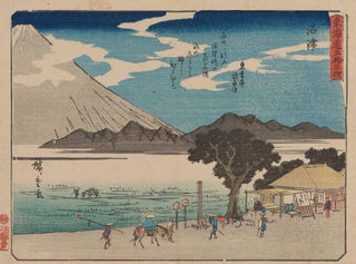 Tokaido gojusantsugi, planche 13 - Andō Hiroshige — widok dzieła