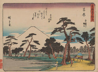 Tokaido gojusantsugi, planche 15 - Andō Hiroshige — widok dzieła