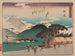 Tokaido gojusantsugi, planche 19 - Andō Hiroshige — widok dzieła