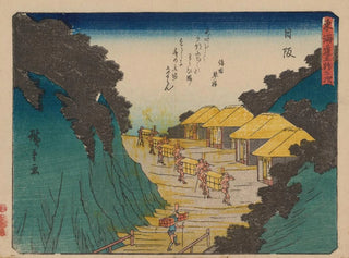 Tokaido gojusantsugi, planche 26 - Andō Hiroshige — widok dzieła