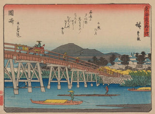 Tokaido gojusantsugi, planche 39 - Andō Hiroshige — widok dzieła
