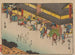 Tokaido gojusantsugi, planche 53 - Andō Hiroshige — widok dzieła