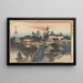 Sanktuarium Ushima w dzielnicy Hongo - Andō Hiroshige — oprawiony obraz na ścianie